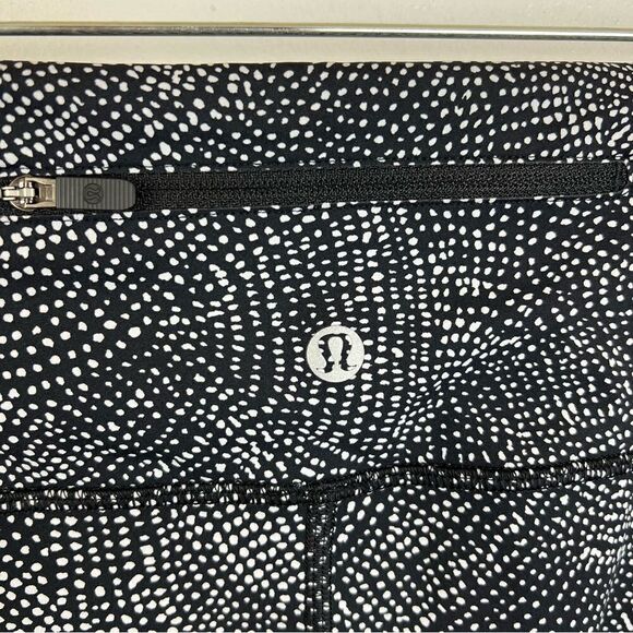 Lululemon Speed Wunder Tight *Asym Free Spirit Ice Grey Black Size 6 - Picture 9 of 11